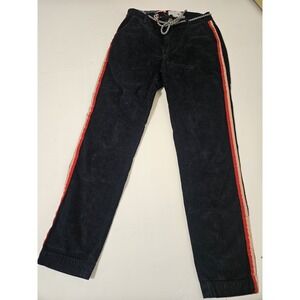Sundry Partnered W/Anthropologie Navy Corduroy Racer Stripe Pants Womens Size 24
